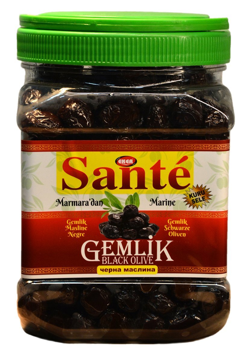 900 G. PET JAR DRY GEMLIK OLIVE