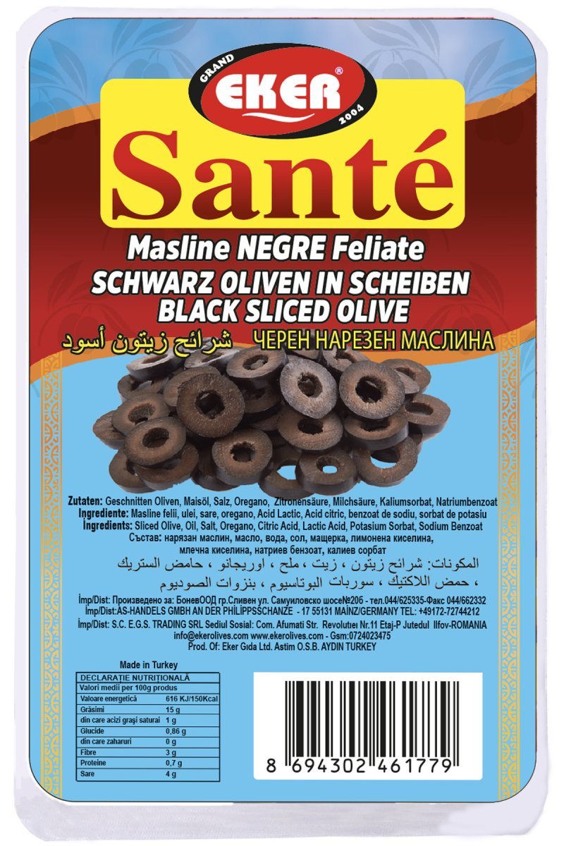 140 G. VACUUM SLICED BLACK OLIVE 