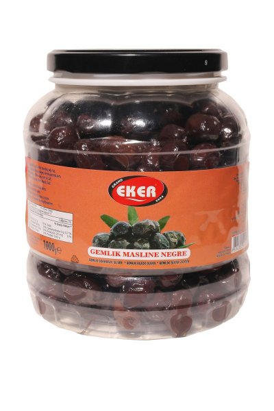 1000 G. GLASS JAR GEMLIK OLIVE