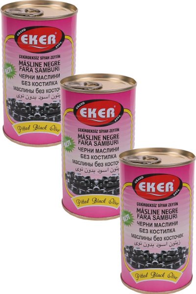 1/2 TIN 140 GR PITTED NATURAL BLACK OLIVE